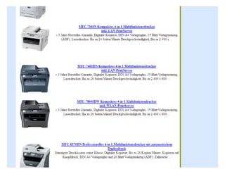 Brother Multifunktionsdrucker