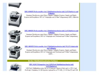 Brother Multifunktionsdrucker