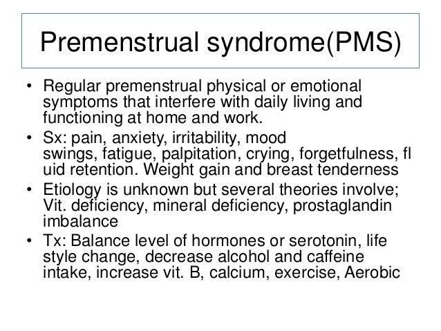 12 Menstrual Disorders Others