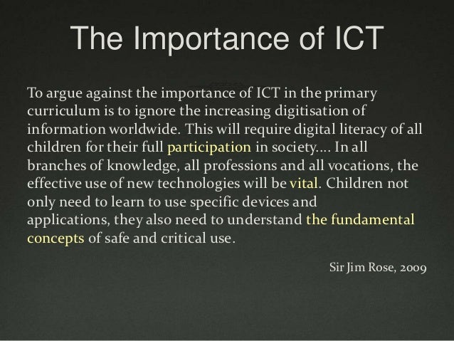 conclusion about ict essay