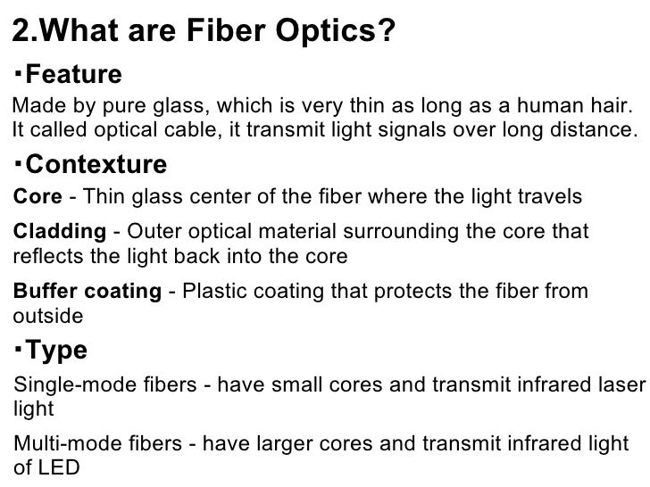 How Fiber Optics Works