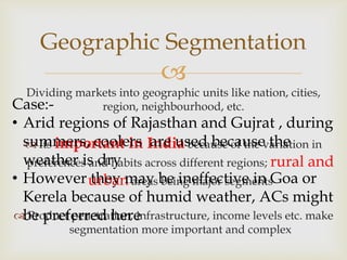 India Segmentation Map Market Segmentation | PPTX