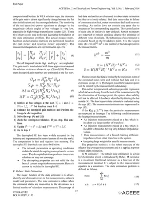 Power System State Estimation - A Review | PDF