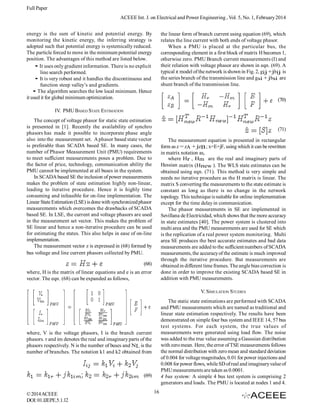 Power System State Estimation - A Review | PDF