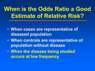 Relative Risk Image Relative and Atribute Risk | PPSX