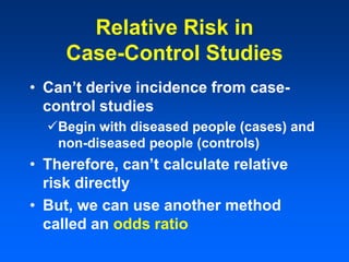 Relative And Atribute Risk Relative And Atribute Risk