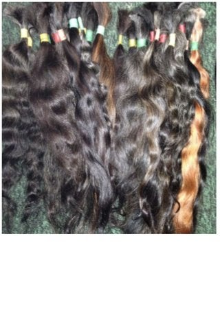 Natural Human Hair, Colored Hair Bundles, Colored by donors