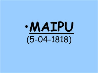 •MAIPU
(5-04-1818)
 
