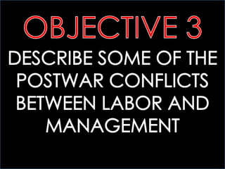 AHTWO: 12.1 STRUGGLING WITH POSTWAR ISSUES