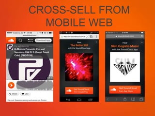 CROSS-SELL FROM
MOBILE WEB
 