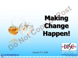 12. Make it  Change Happen Part1-3 Demo