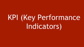 4.1 какво е KPI (Key Performance Indicator) 
KPI e метрика (обикновено число). Използва се за да измери 
пърформанса във в...