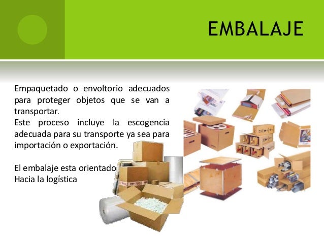 Que Es El Empaque Y El Embalaje