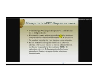 12.  parto pretermino - tocolisis