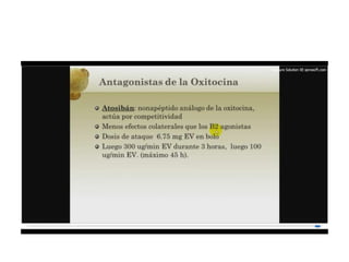 12.  parto pretermino - tocolisis