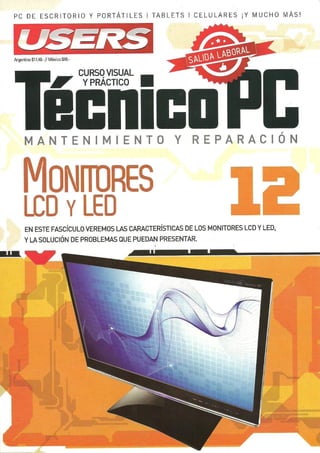 12. monitores lcd y led