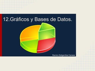 12.Gráficos y Bases de Datos.
Ramiro Estigarribia Canese
 