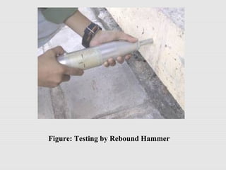 Figure: Testing by Rebound Hammer
 