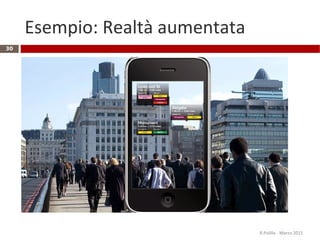 Esempio: Realtà aumentata
R.Polillo - Marzo 2015
30
 