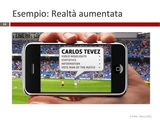 Esempio: Realtà aumentata
R.Polillo - Marzo 2015
32
 