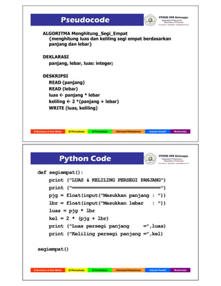12.  yw algoritma dan pemrograman