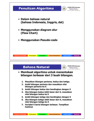 12.  yw algoritma dan pemrograman