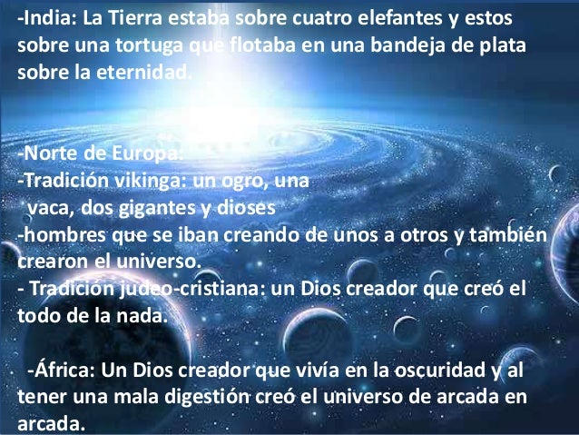EL ORIGEN DEL UNIVERSO