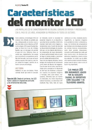 Monitores lcd y led