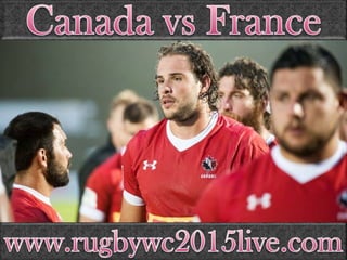 Watch Canada vs France on Pc