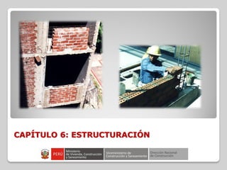 CAPÍTULO 6: ESTRUCTURACIÓN
 