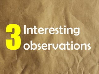 Interesting
observations3
 