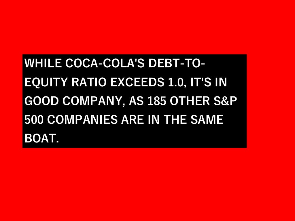CocaCola's Balance Sheet