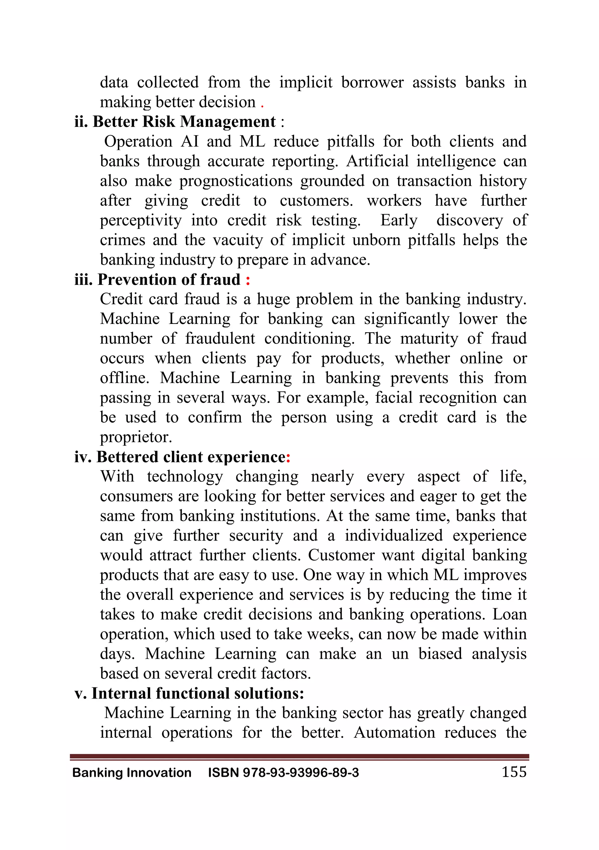 AI AND ML IN BANKING SECTOR | PDF