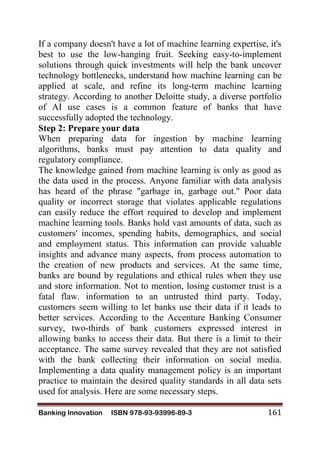 AI AND ML IN BANKING SECTOR | PDF