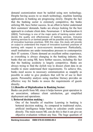 AI AND ML IN BANKING SECTOR | PDF