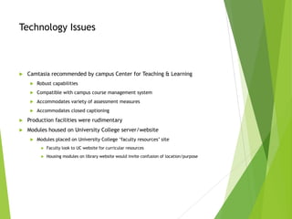 Information Literacy and First Year Students: Programmatic Instructional Approaches and Assessment
