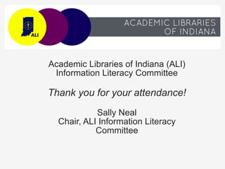 Information Literacy and First Year Students: Programmatic Instructional Approaches and Assessment