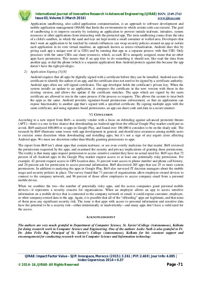 conflict research paper ltd
