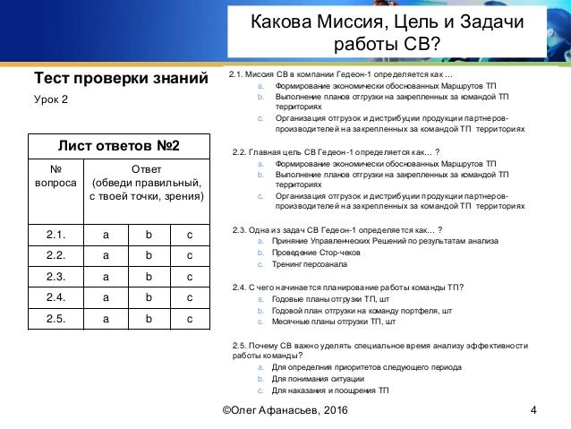 Тест на знание автоваза