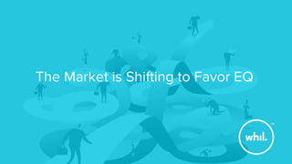 The Market is Shifting to Favor EQ
™
 