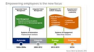 Empowering employees is the new focus
 