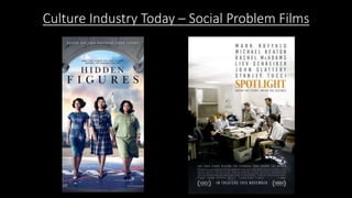 Social Problem Films Adorno | PPTX
