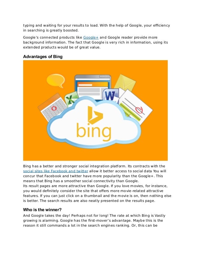 Bing vs Google which search engine is better