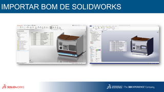 IMPORTAR BOM DE SOLIDWORKS
 