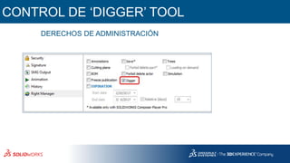 CONTROL DE ‘DIGGER’ TOOL
DERECHOS DE ADMINISTRACIÓN
 