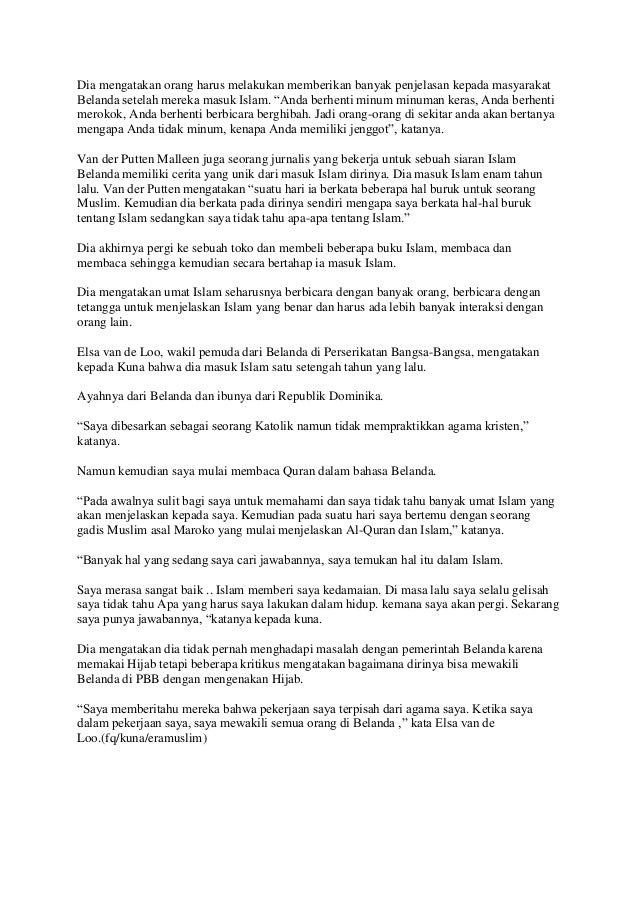 12.000 orang belanda menjadi mualaf