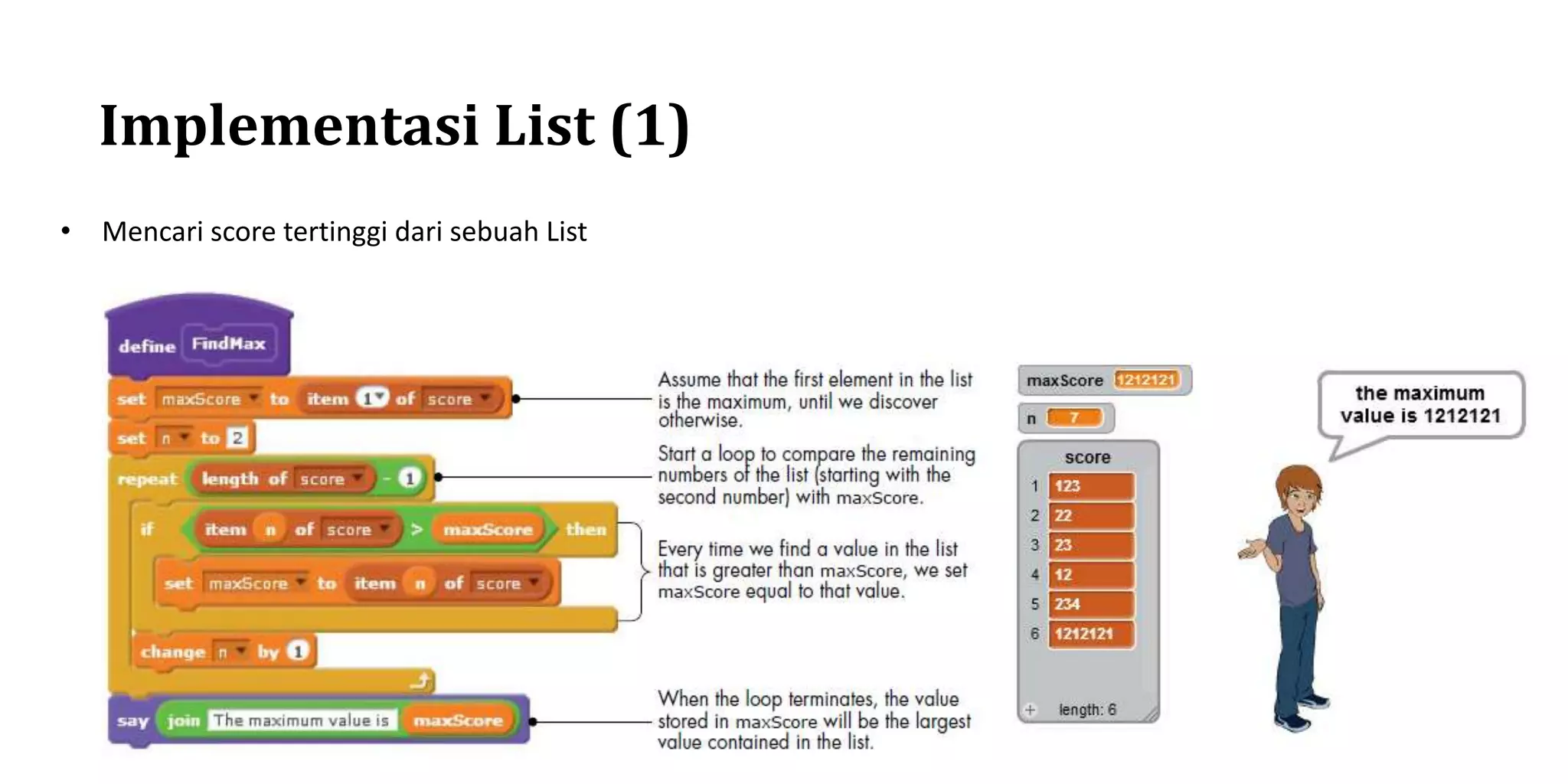 12. data (variable dan list) scratch | PPTX
