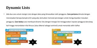 12. data (variable dan list) scratch | PPTX