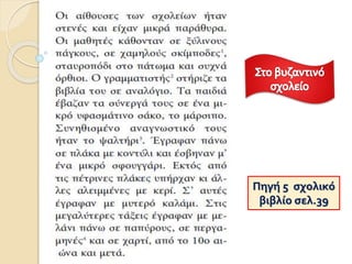 Πηγή 5 σχολικό
βιβλίο σελ.39
 