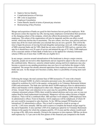 merger of sbi and its associates | PDF